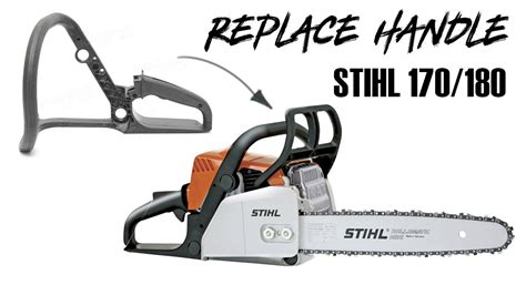 stihl chainsaw handle replacement|stihl 170 handle replacement.